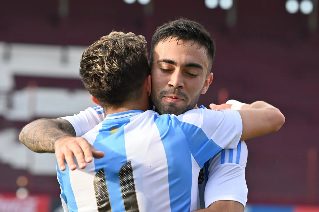 Argentina Sub-23 le ganó a Paraguay en amistoso preparatorio para los Juegos Olímpicos