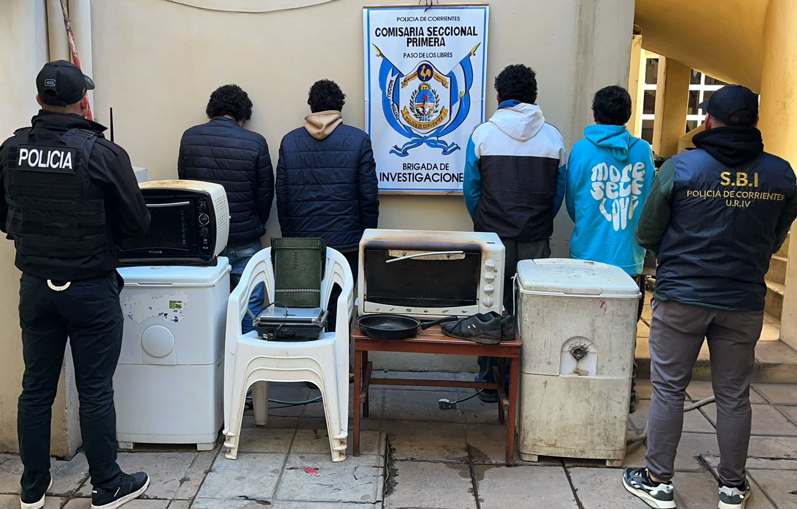 La Policía esclareció un robo y recuperó múltiples objetos en Paso de los Libres