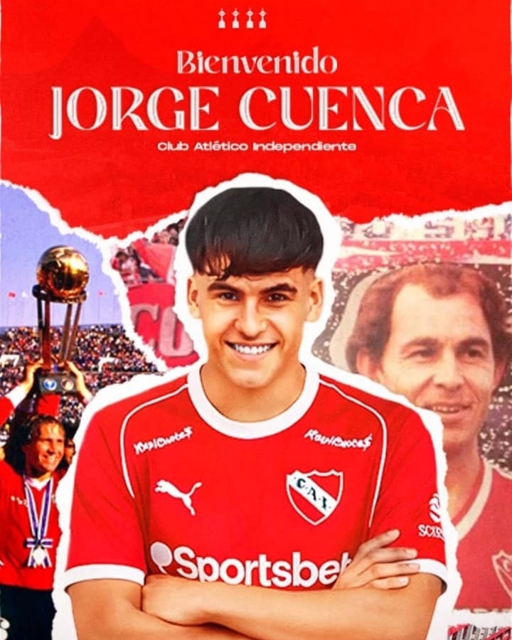 Jorge Cuenca es nuevo jugador del Rojo