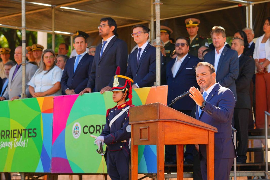 «Vayamos unidos al futuro», el mensaje de Juan Pablo Valdés en los actos de Yapeyú