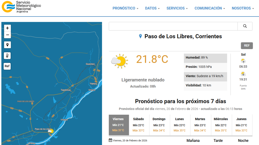 Pequeño alivio: bajaron las temperaturas mínimas en la ciudad