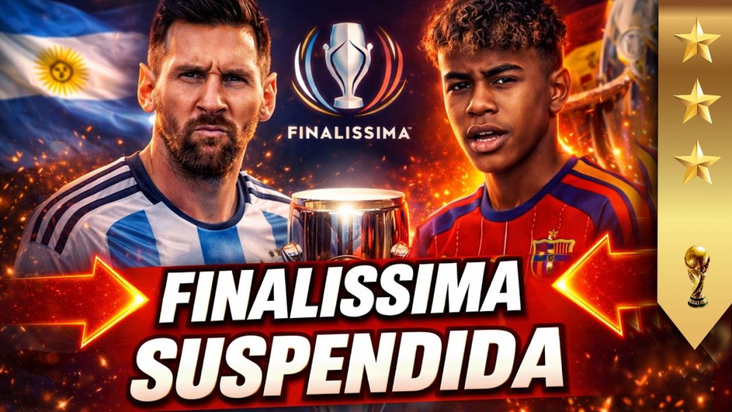 La UEFA anunció la suspensión de la Finalissima entre Argentina y España