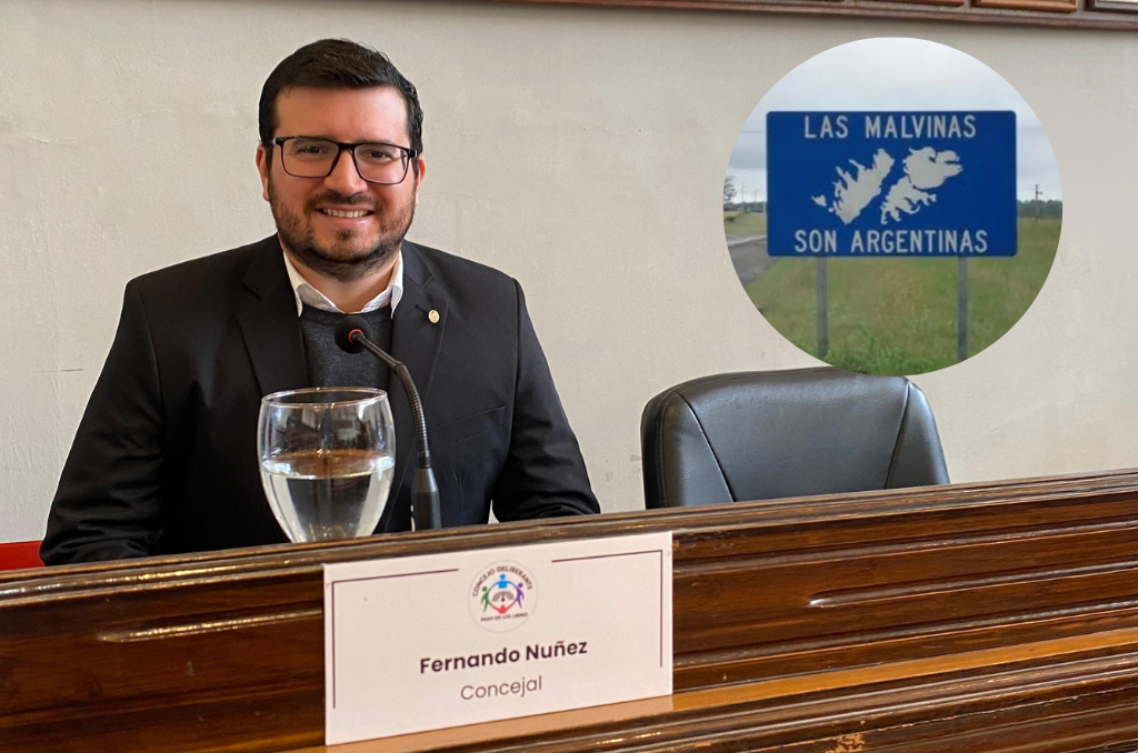 El concejal Fernando Núñez recordó los derechos soberanos sobre las Islas Malvinas