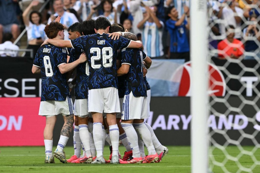 Argentina ganó en su primer amistoso previo al debut