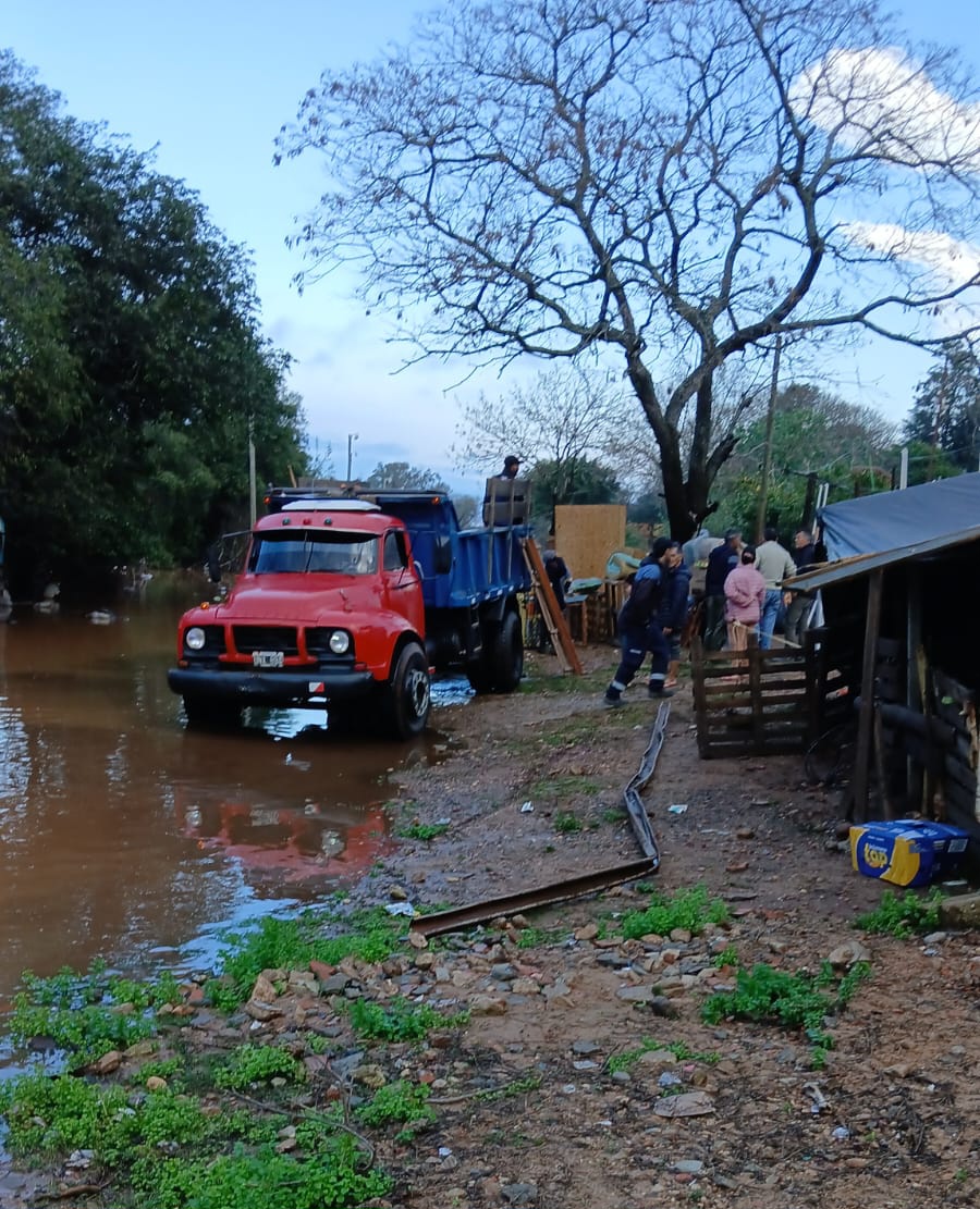 Comenzó la evacuación preventiva por la creciente del río Uruguay