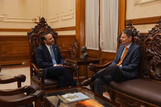 Valdés recibe al embajador de la Unión Europea en Corrientes